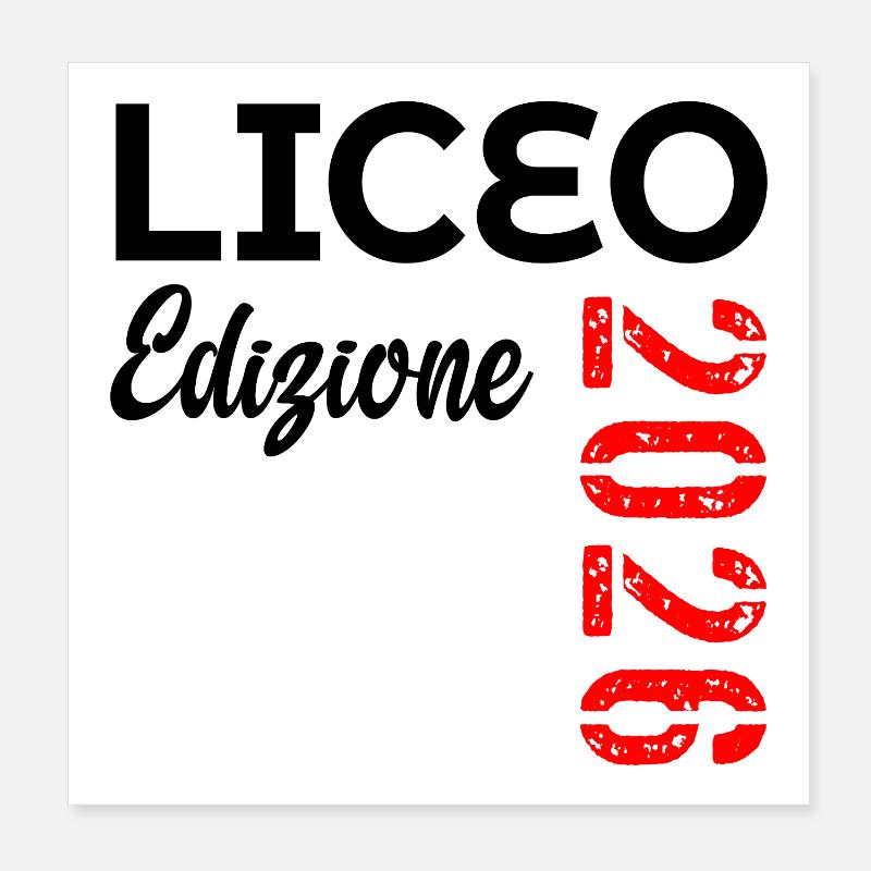 Italie - Édition lycée 2026 Poster 20 x 20 cm