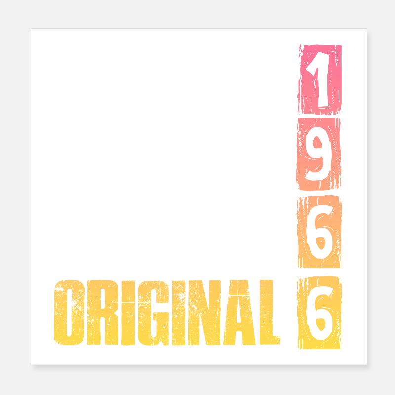 Original 1966 Poster 20 x 20 cm