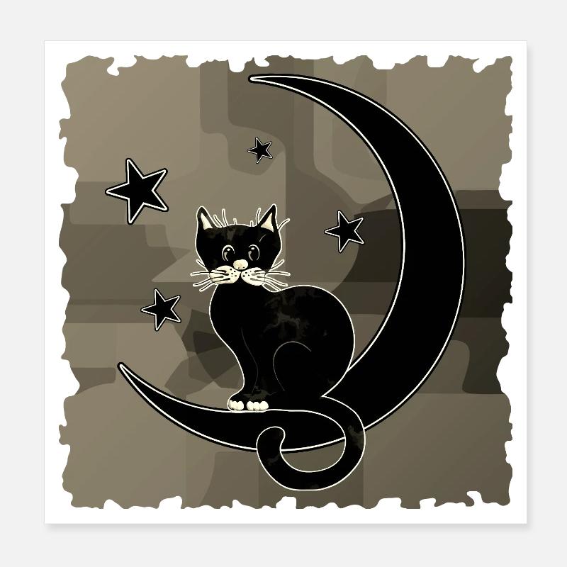 Katze Poster 20x20 cm