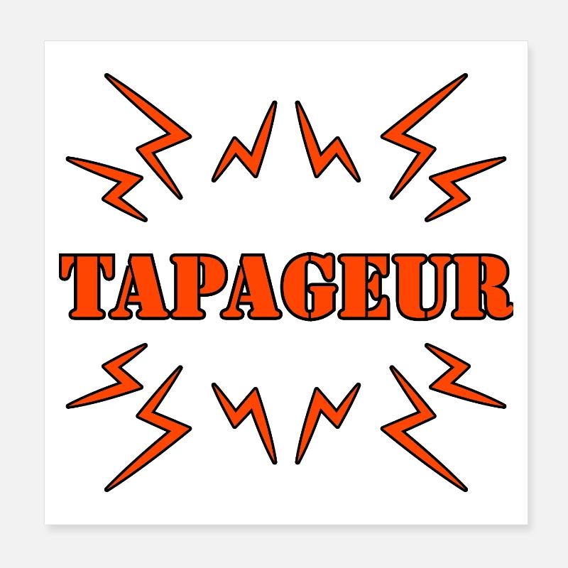 TAPAGEUR Poster 20 x 20 cm