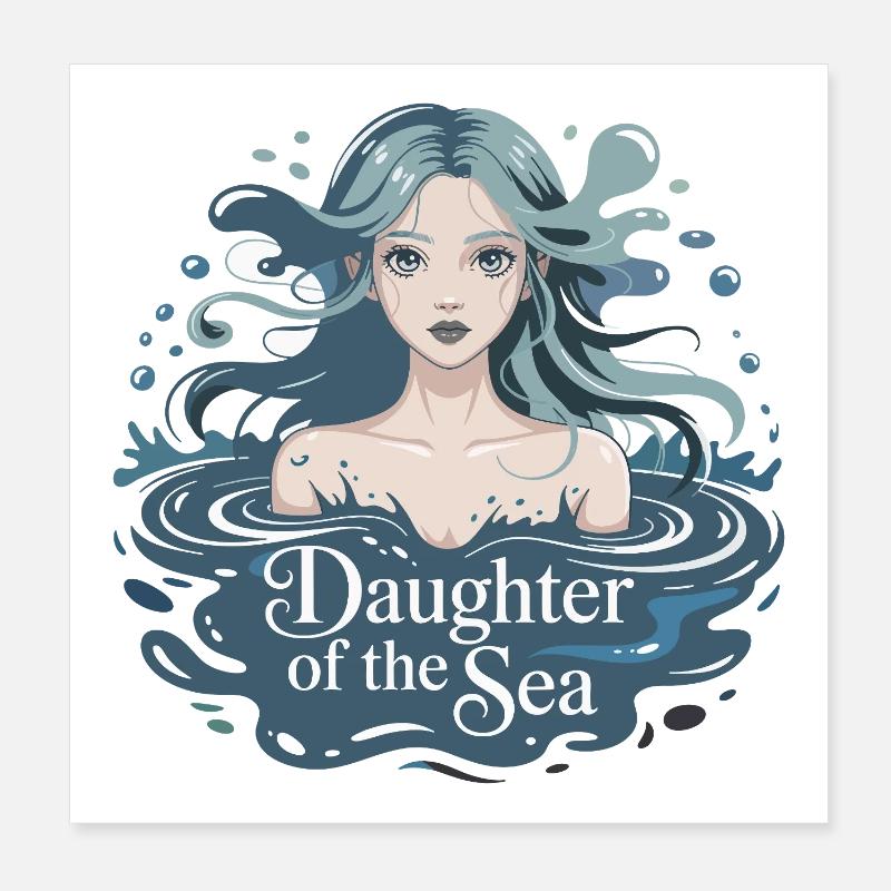 Figlia del Mare Poster 20x20 cm