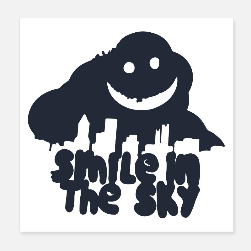 Sorridi nel cielo Poster 20x20 cm