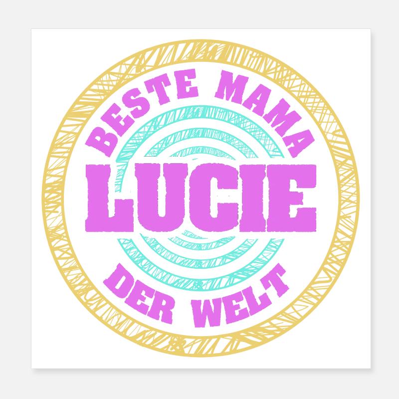 Mama Lucie Poster 20 x 20 cm