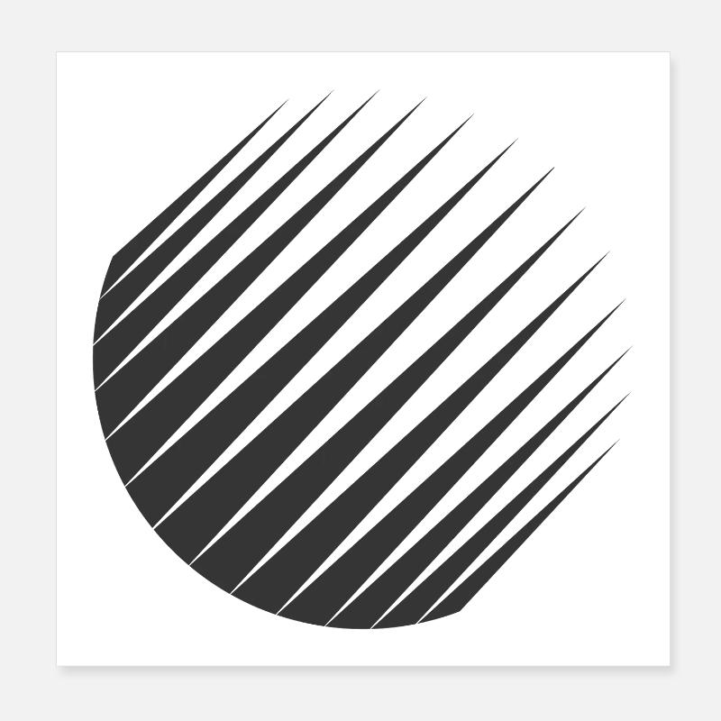 Geo Planet Poster 8" x 8" (20x20 cm)