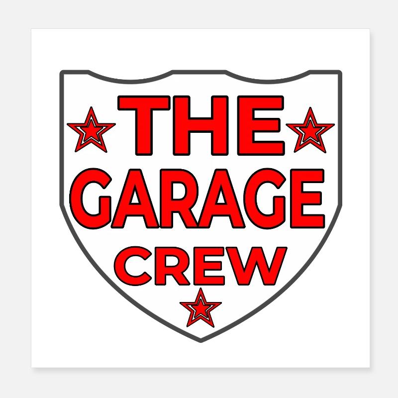 Garage Poster 20 x 20 cm