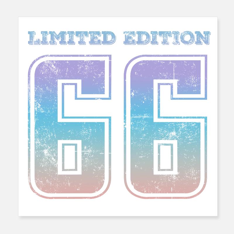 Millésime 1966 Poster 20 x 20 cm