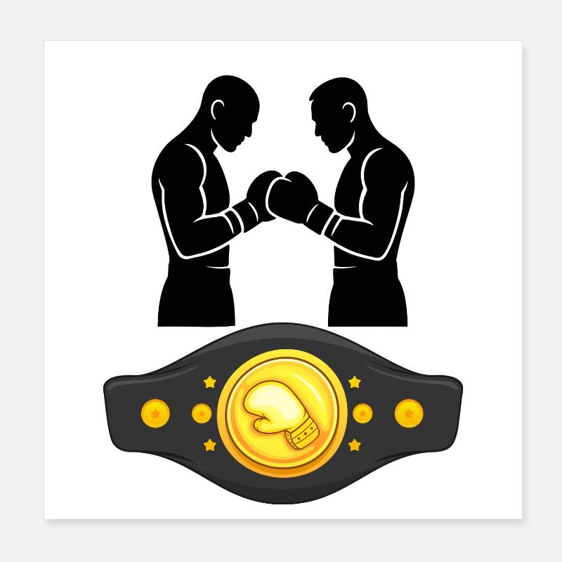 Boxe Poster 20 x 20 cm