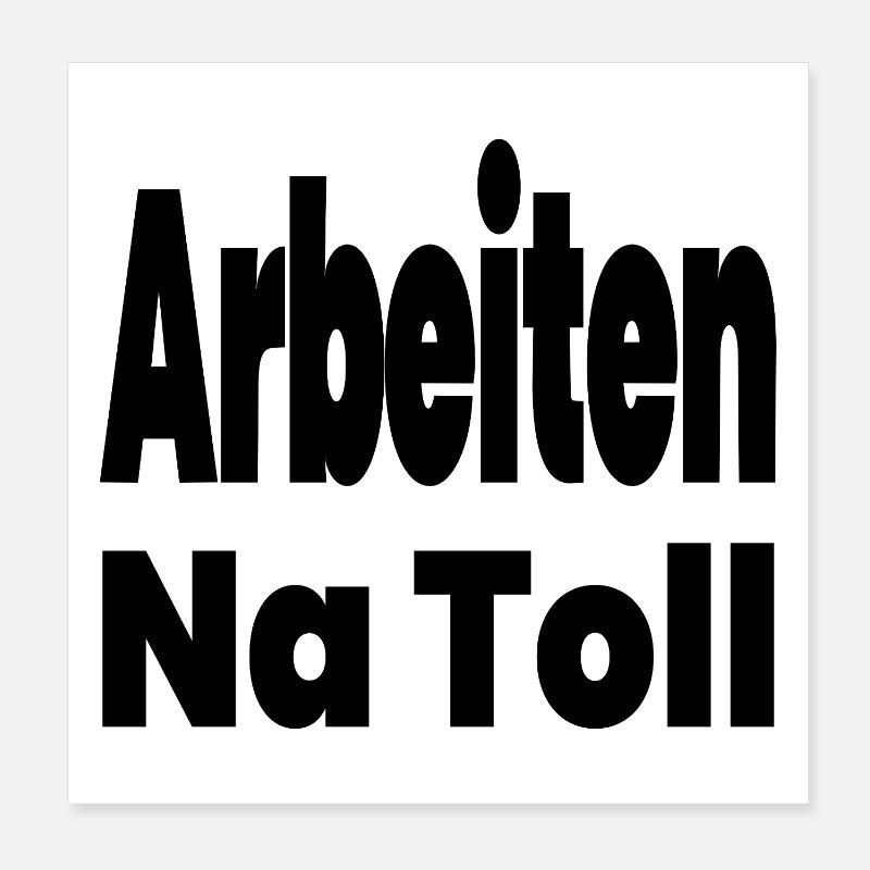 travail Poster 20 x 20 cm