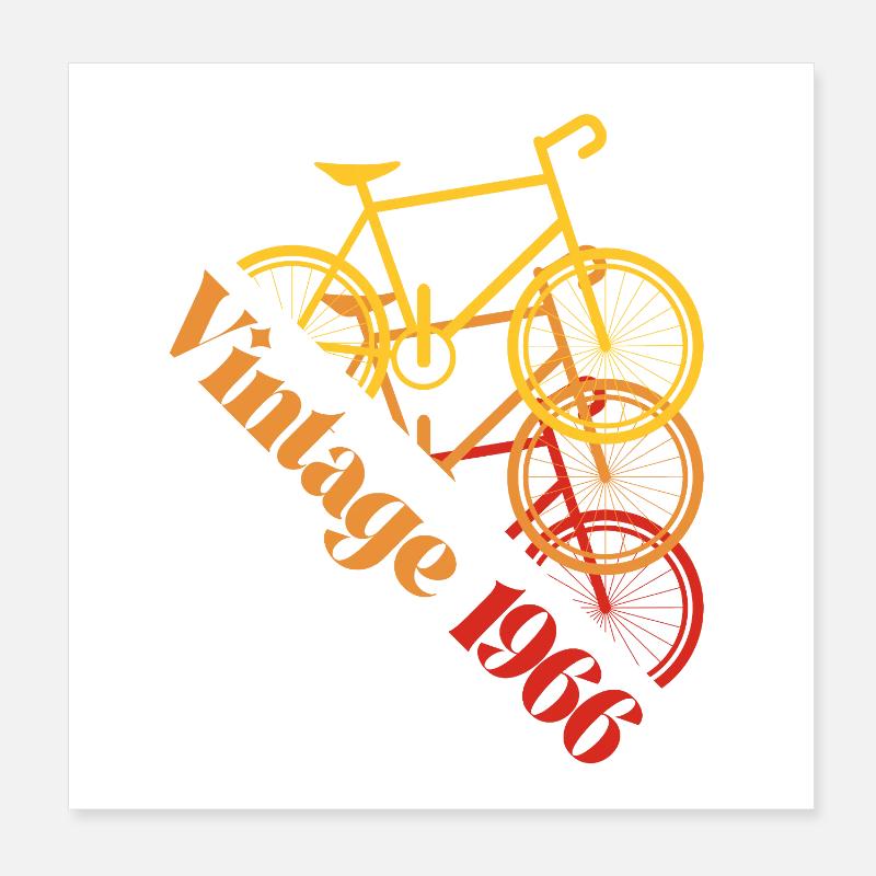 Millésime 1966 Poster 20 x 20 cm