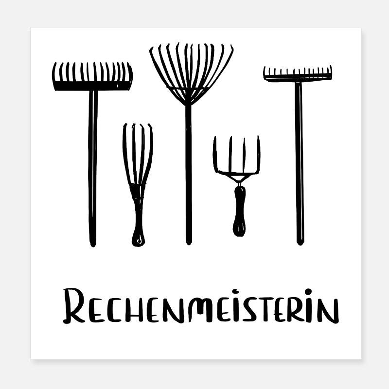 Mathématicien Poster 20 x 20 cm