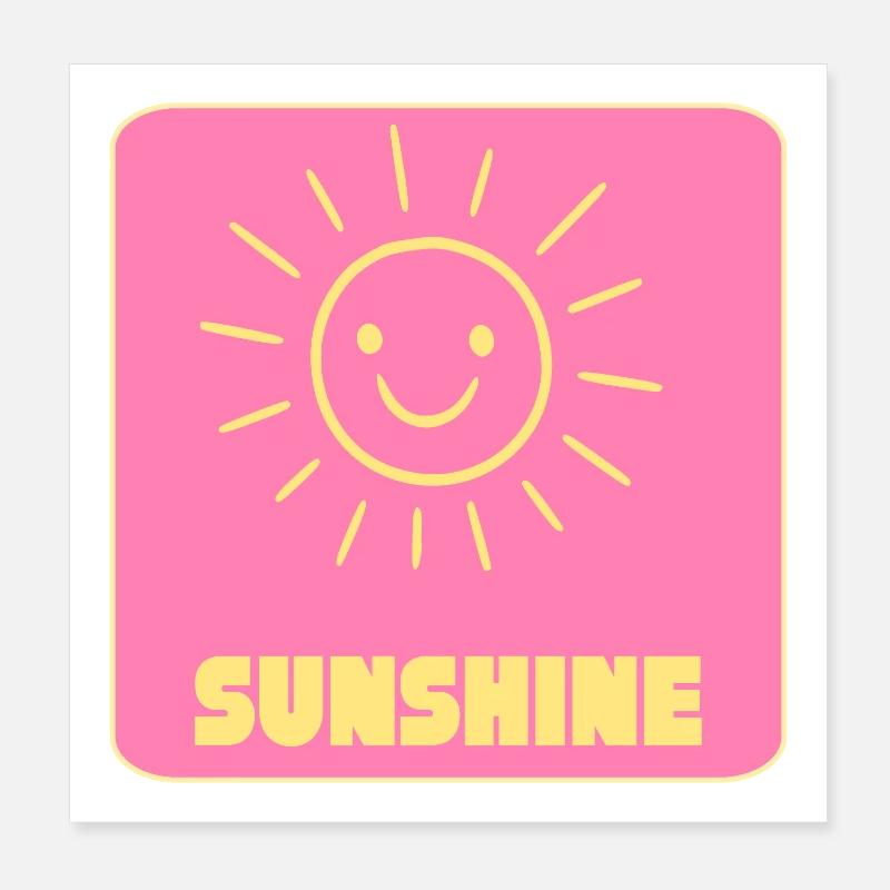 Soleil Poster 20 x 20 cm