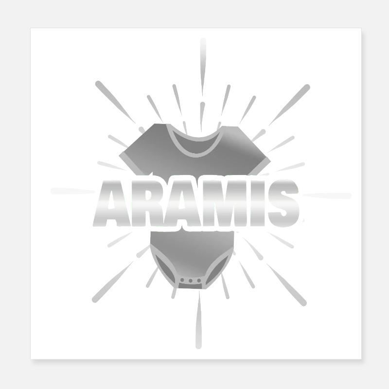Bébé Aramis Poster 20 x 20 cm