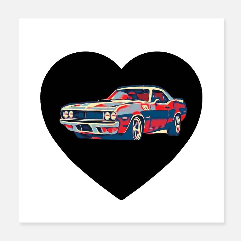 Auto Poster 20x20 cm