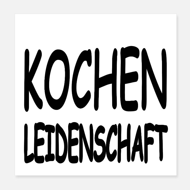 Cook Poster 8" x 8" (20x20 cm)