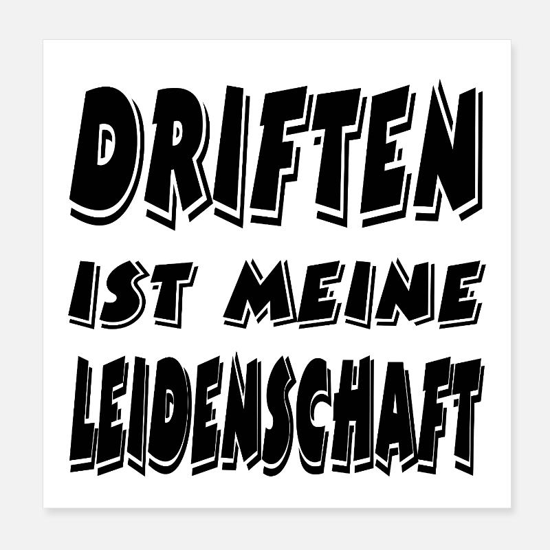 Driften Poster 20x20 cm