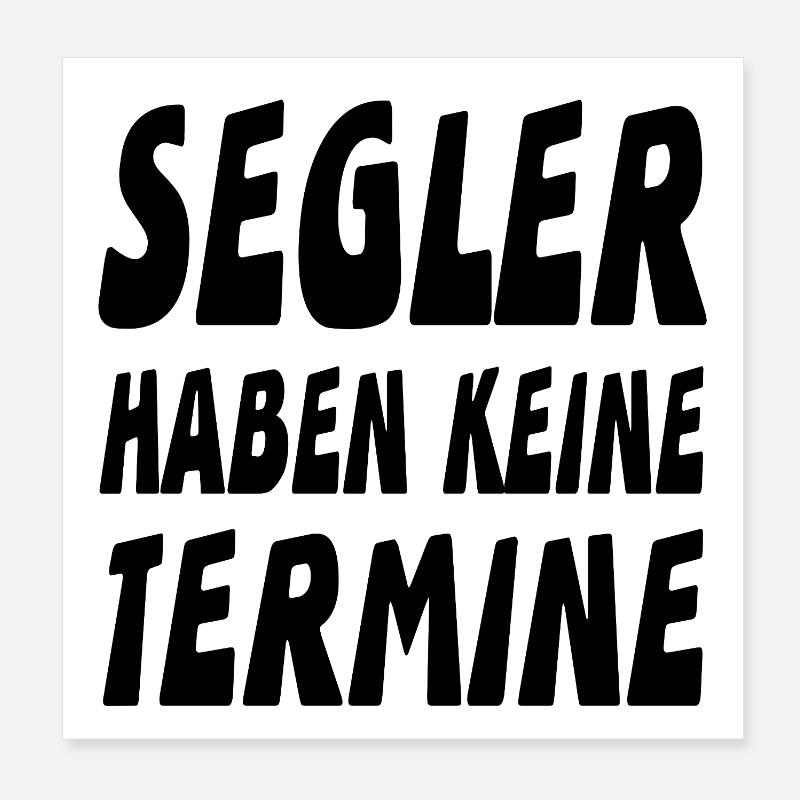 Sail Poster 8" x 8" (20x20 cm)