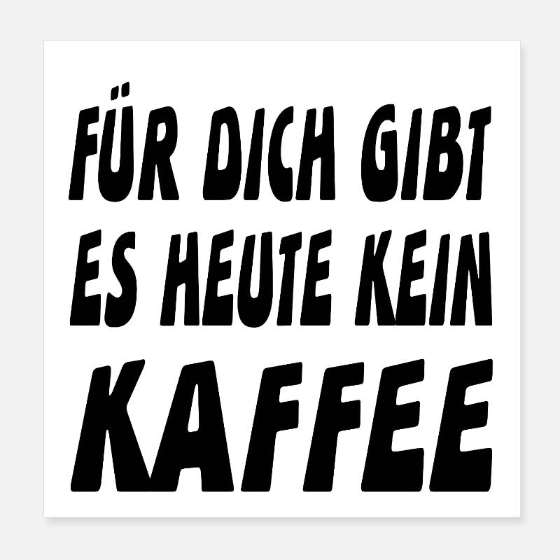 Café Poster 20 x 20 cm