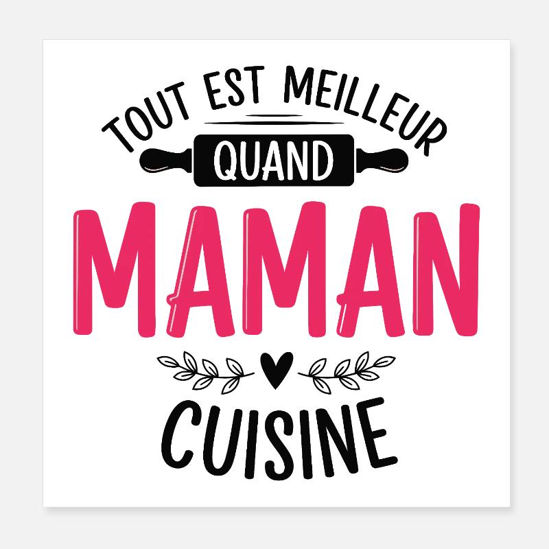 Geschenk für Mama Originalgeschenk Poster 20x20 cm