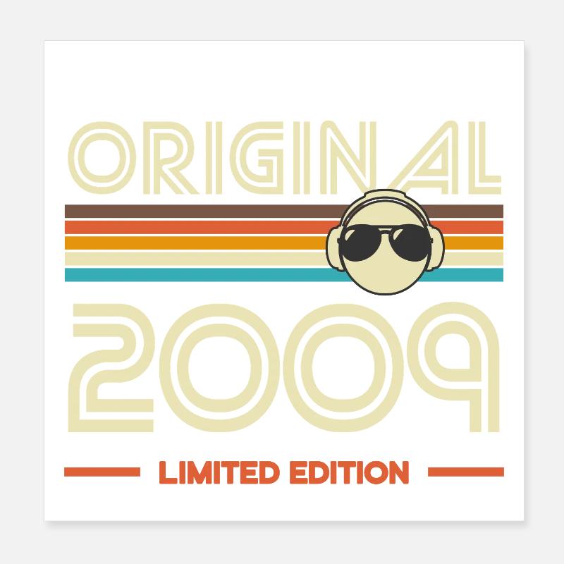 Originale limitierte Edition 2009 Poster 20x20 cm