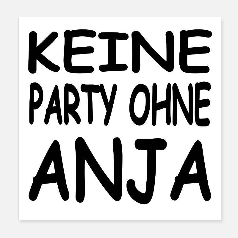 Anja Poster 20x20 cm