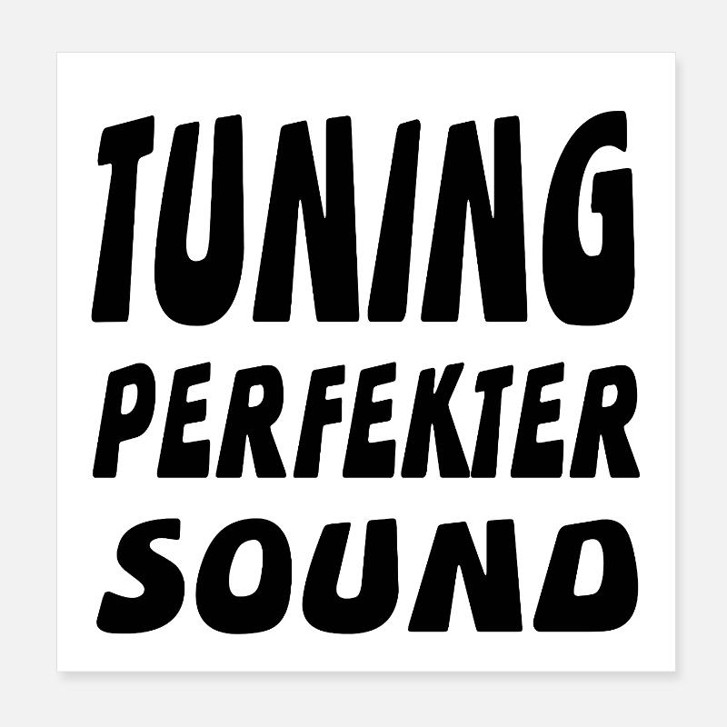 Tuning Poster 20x20 cm