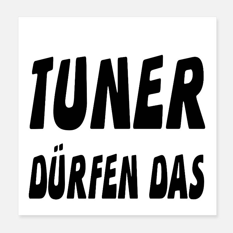 accordeur Poster 20 x 20 cm