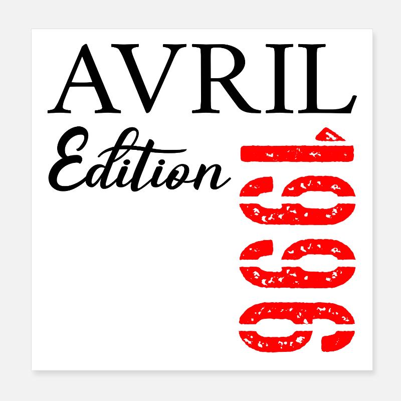 31e anniversaire Avril 1996  Poster 20 x 20 cm