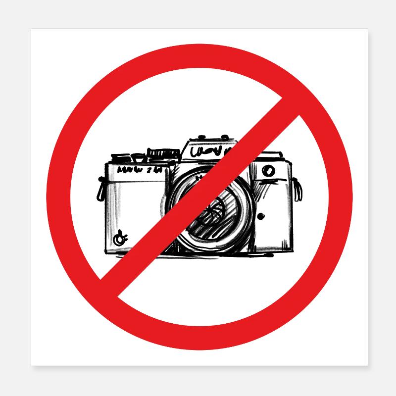Panneau sans photos - Illustration Poster 20 x 20 cm