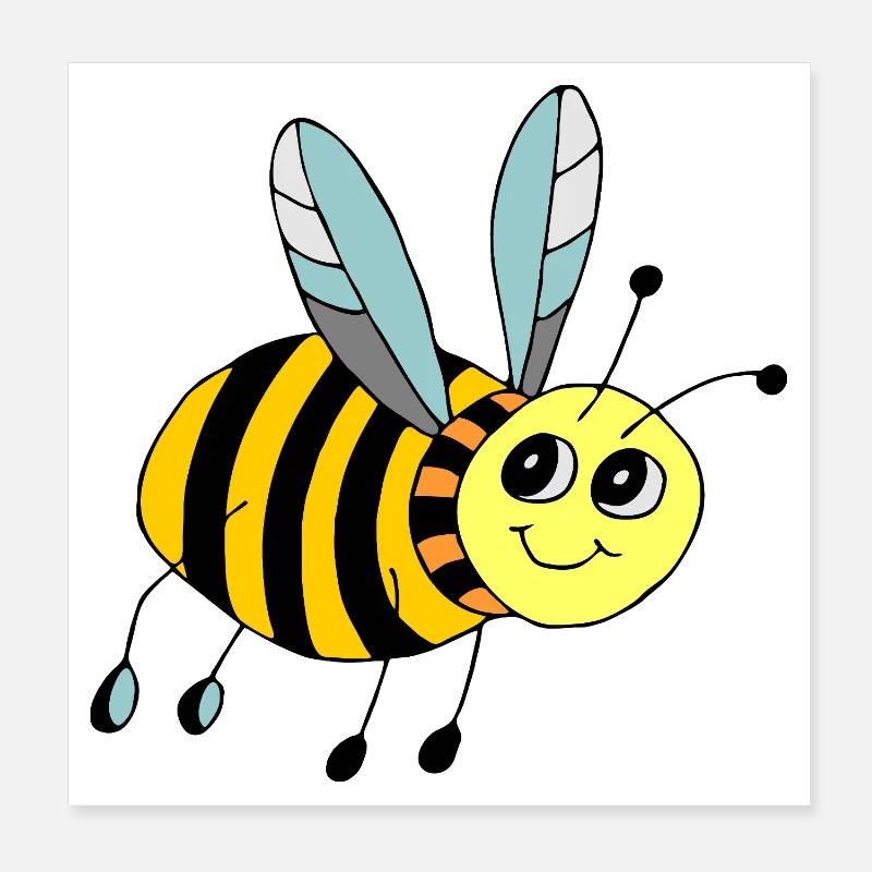 Insects Poster 8" x 8" (20x20 cm)