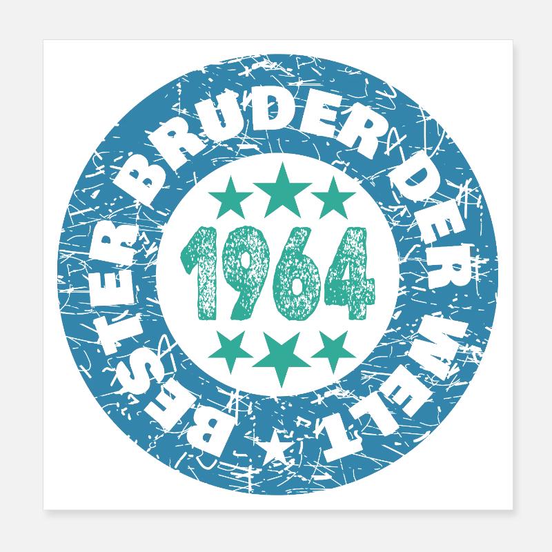 1964 Poster 20 x 20 cm