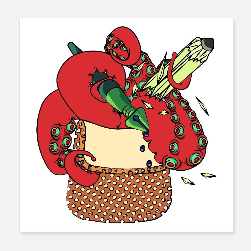 CHUNK ABBYSS Poster 20x20 cm