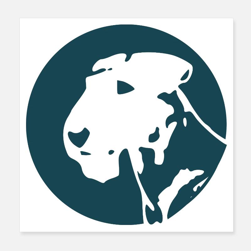 Bauer Airedale Poster 20x20 cm