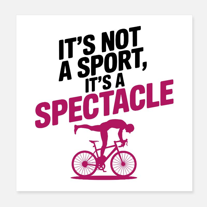 Artistic Cycling Normal Is Boring Professional  Poster 8" x 8" (20x20 cm)