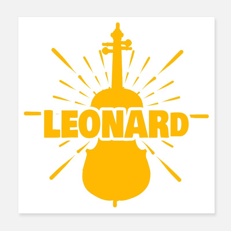Leonard Poster 20 x 20 cm