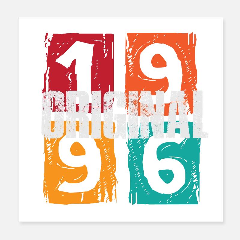 Original 1996 Poster 20 x 20 cm