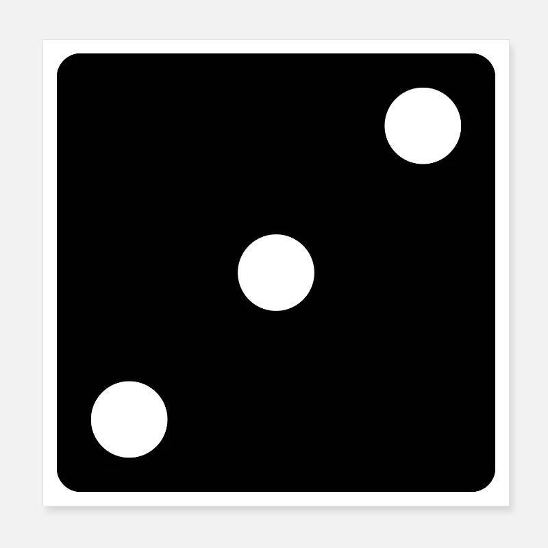 Le jeu dit Poster 20 x 20 cm