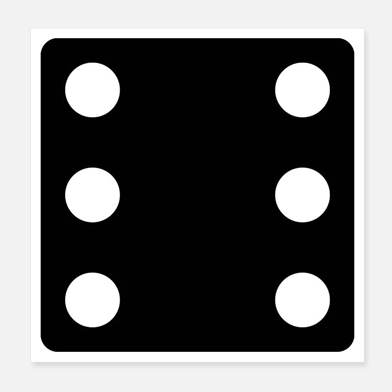 Game says Poster 8" x 8" (20x20 cm)