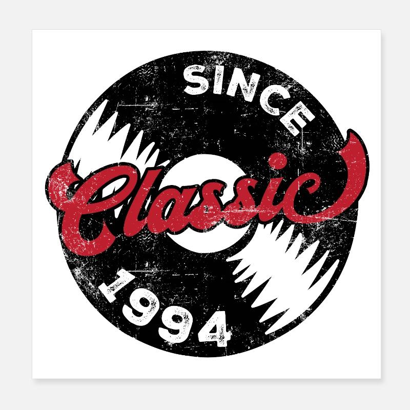 Millésime 1994 Poster 20 x 20 cm