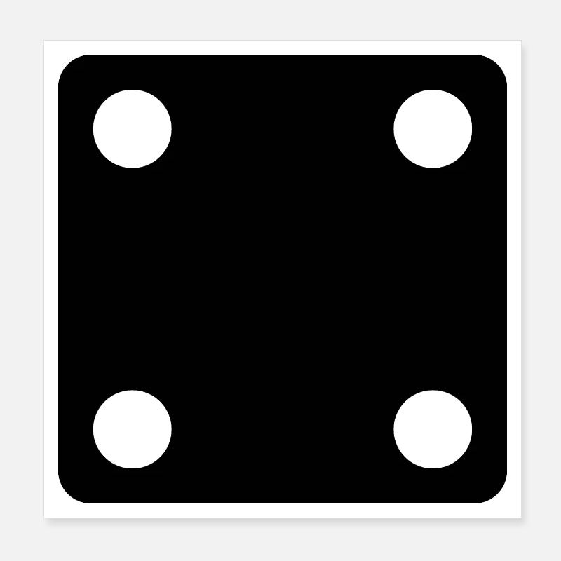 sagt Poster 20x20 cm