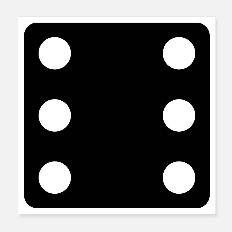 sagt Poster 20x20 cm