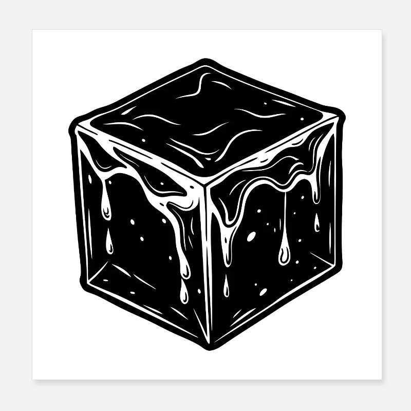 Kalt Poster 20x20 cm