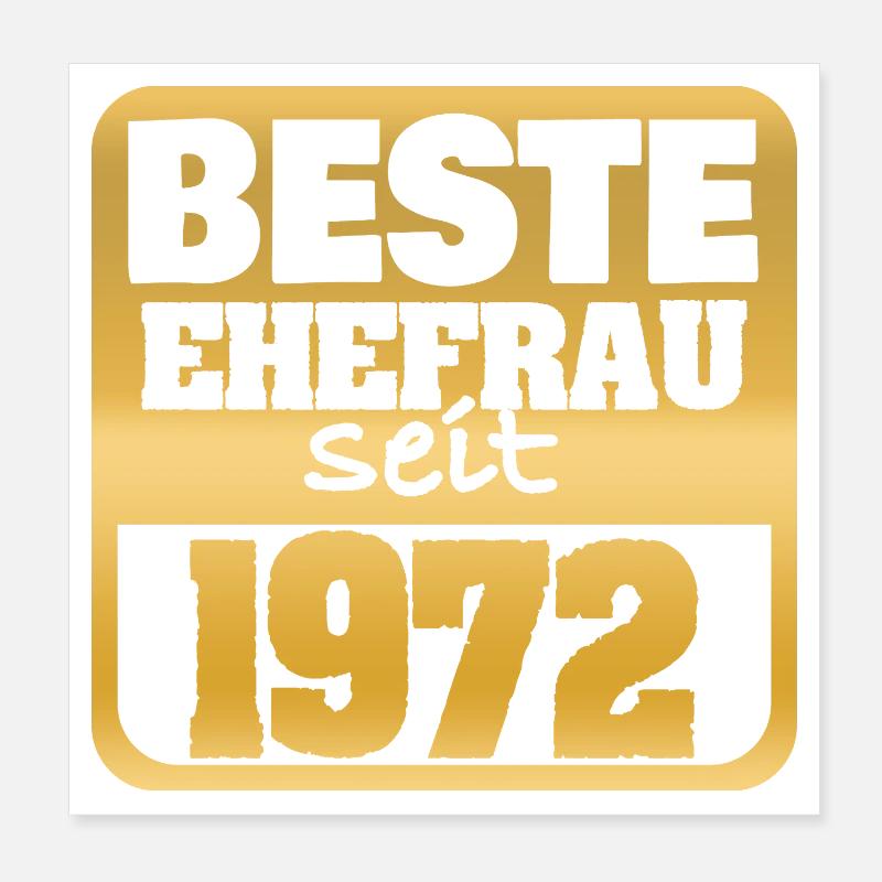 1972 Poster 20x20 cm