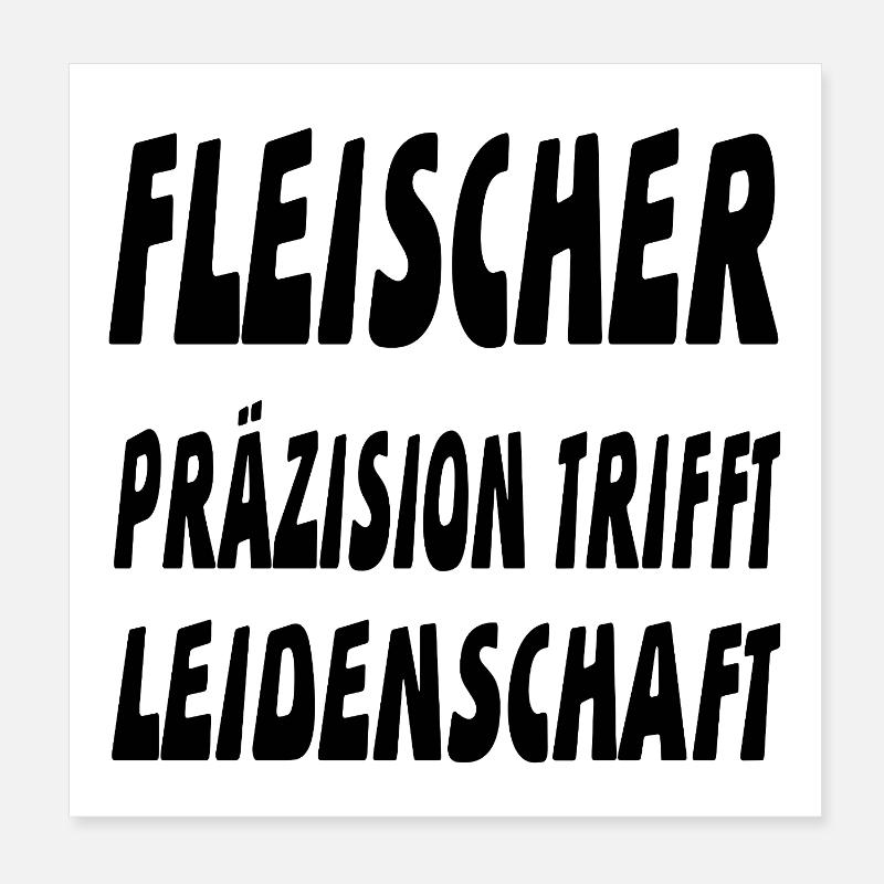 Fleischer Poster 20x20 cm