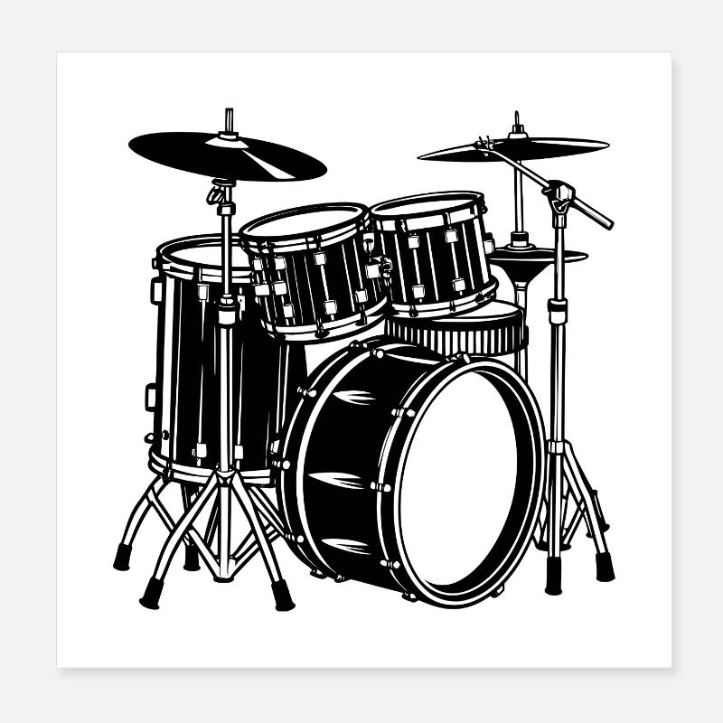 Batterie Poster 20 x 20 cm