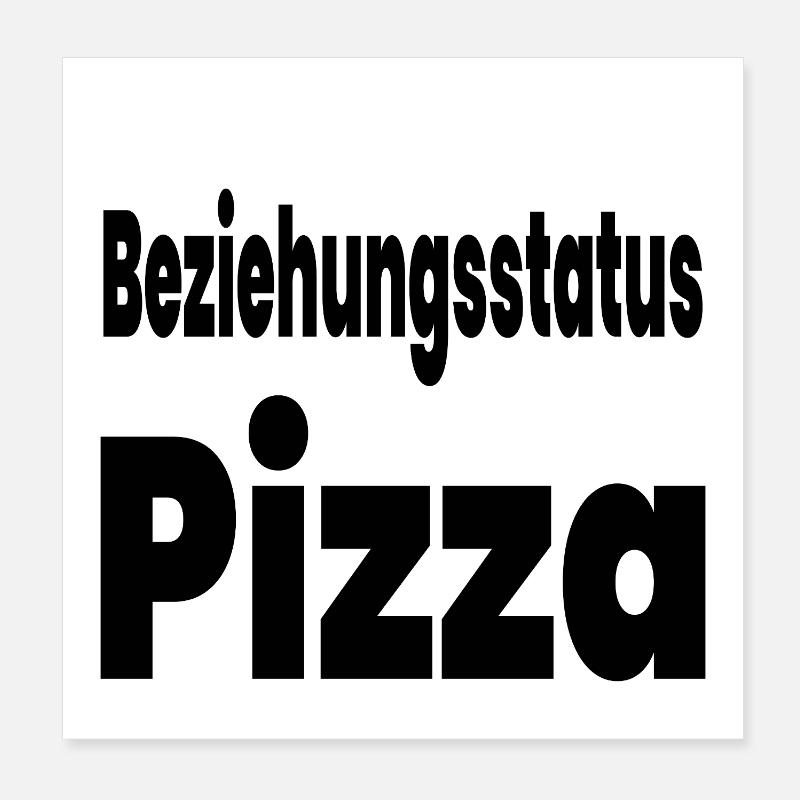 Pizza Poster 20x20 cm