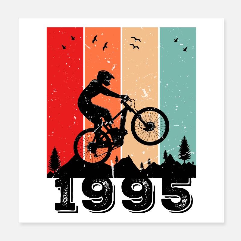 Millésime 1995 Poster 20 x 20 cm