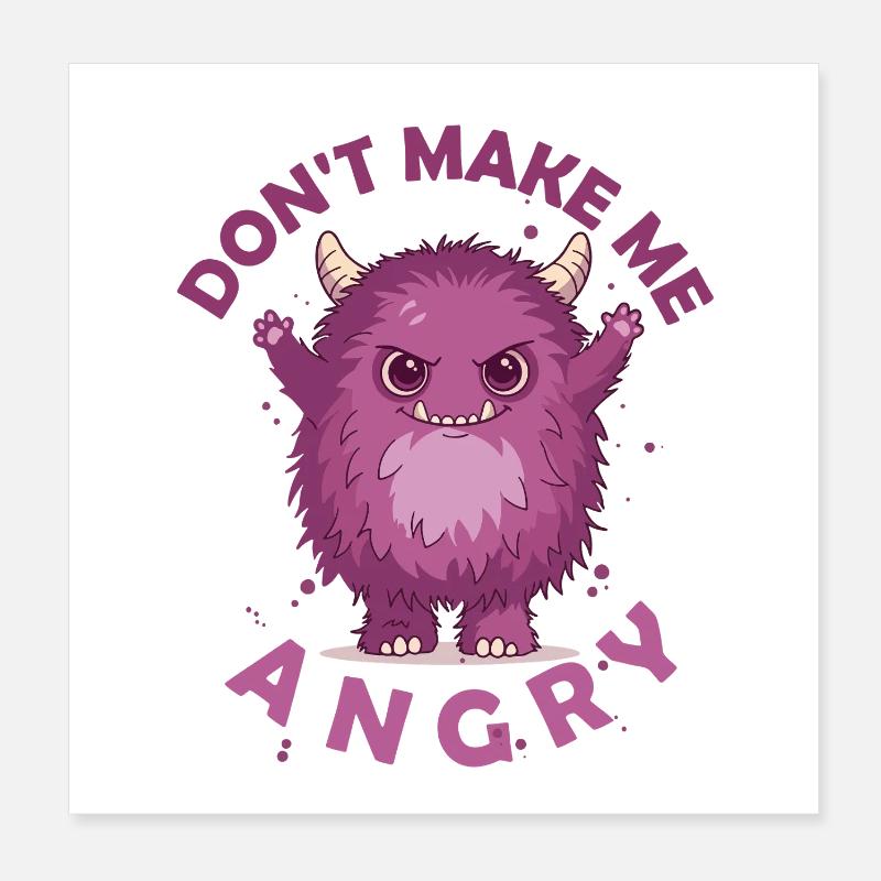 Petit Monstre Poster 20 x 20 cm