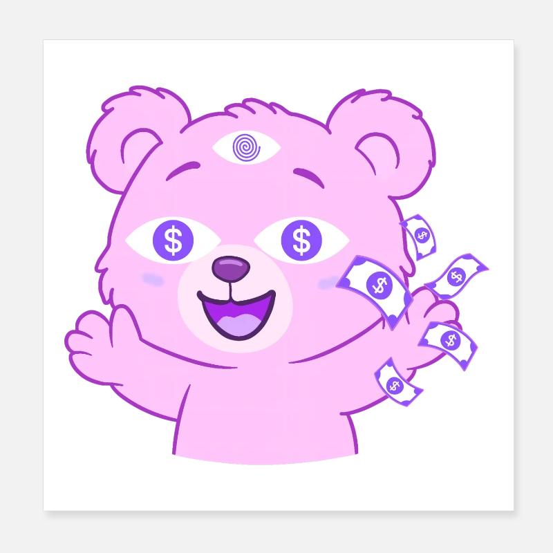 Toussou d’argent Poster 20 x 20 cm