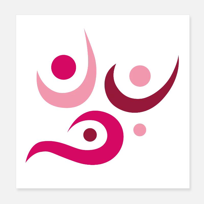 Yoga design_7 Poster 20 x 20 cm