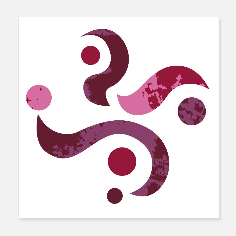 Yoga design_28 Poster 8" x 8" (20x20 cm)